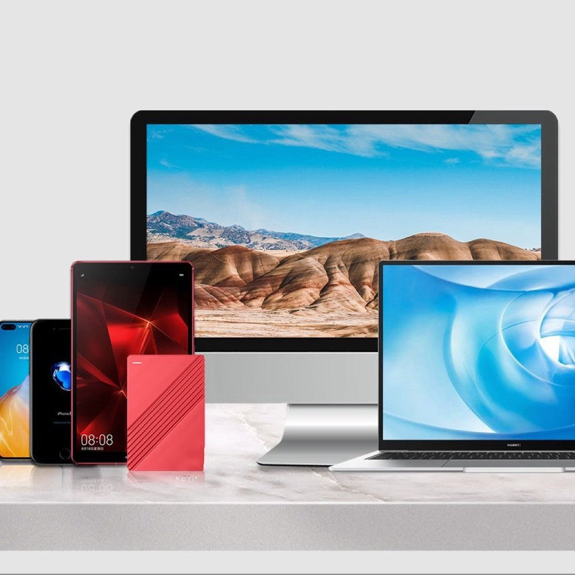 [4TB] Disco duro externo portátil de alta capacidad para ordenadores/portátiles/teléfonos móviles