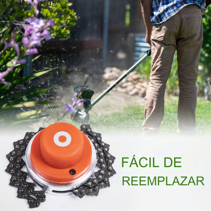 🔥🔥Cabezal de corte de cadena/cortacésped universal