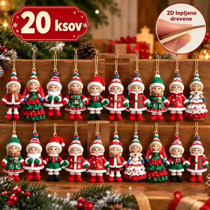 🎄【20 kosov】🎅Čudoviti božični okraski✨