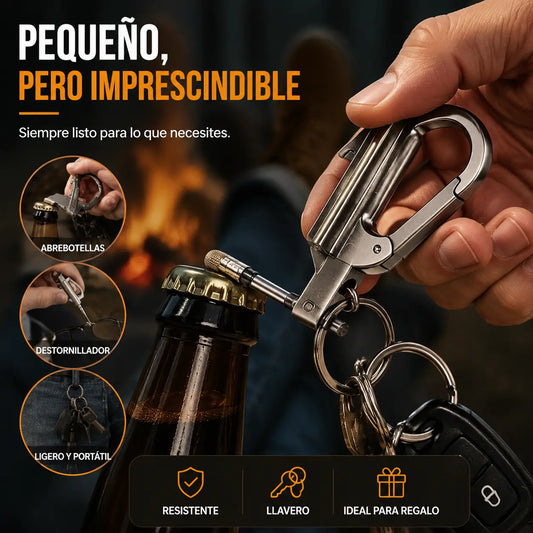 ✨Encendedor Infinity de combinación permanente con abridor de botellas y multiherramienta para llavero