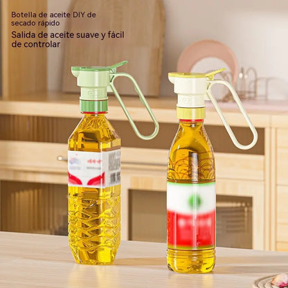 【4 pieza】Dispensador multifuncional portátil y creativo con sistema de sellado a presión para botellas de bebidas.