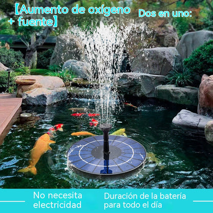 ⛲Fuente de agua alimentada por energía solar