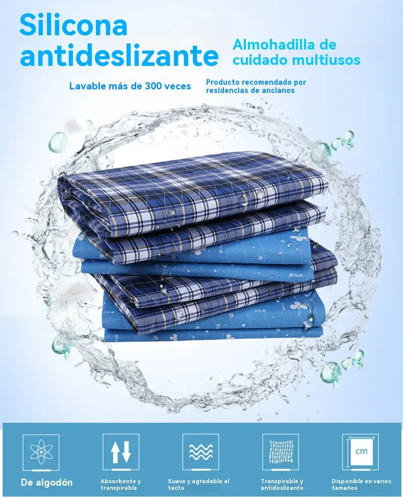 Almohadilla lavable y transpirable para el cuidado de pañales para adultos