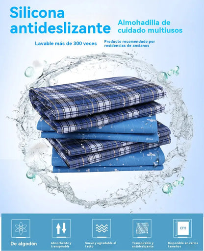 Almohadilla lavable y transpirable para el cuidado de pañales para adultos