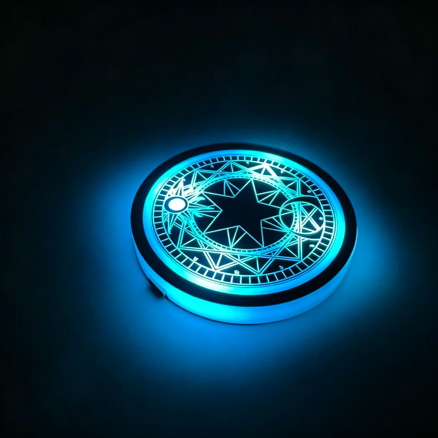 【3 artículos por 27 euros】🚗💡Posavasos coloridos para el interior del coche con luces LED