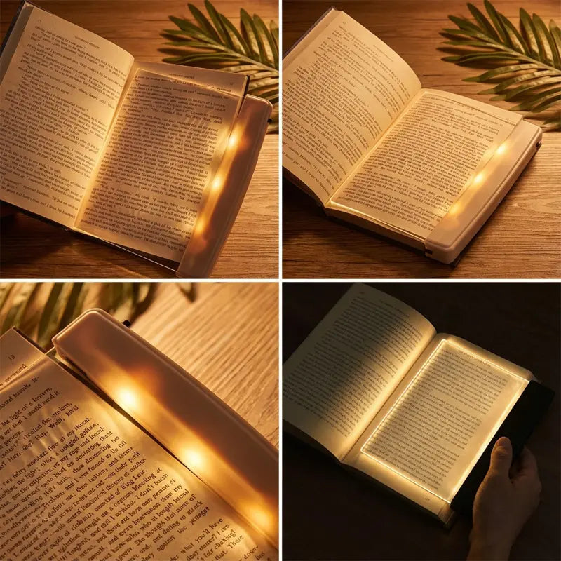 📜【Compre 1 y obtenga 1 gratis】💡Luz de lectura con visión nocturna y panel plano LED, luz de lectura que protege los ojos