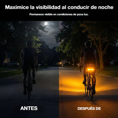 🚴 ¡50% DE DESCUENTO AHORA! 🔦 Luz intermitente inalámbrica para bicicletas: recargable, resistente al agua y perfecta para la seguridad nocturna 💡