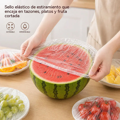 【2 bolsa, 200 piezas】Tapa de frescura desechable de grado alimenticio