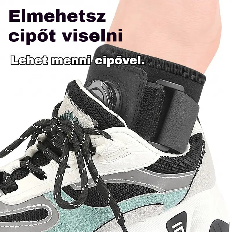 👣【2 egység】Professzionális ujjkorrekció állítható gombbal, rögzítő sínnel és ujjszétválasztóval, fájdalomcsillapítás, univerzális méret