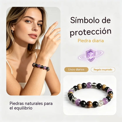 🎁 ¡Compra 1 y llévate 1 GRATIS! 🖤 Pulsera de Obsidiana Negra – Símbolo de Protección, Fortuna y Prosperidad