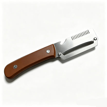 ✅Compra 1 y llévate 1 gratis (2 artículos) 🧅🔪 Pelador de cocina multifuncional 3 en 1: ¡Pela, corta y abre botellas! 🔥
