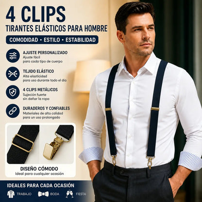 📢📢¡50% DE DESCUENTO! 🧷Corsés de hombre con espalda cruzada y clips🧷