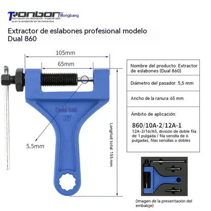 Herramienta universal para desmontar cadenas, extractor de cadenas
