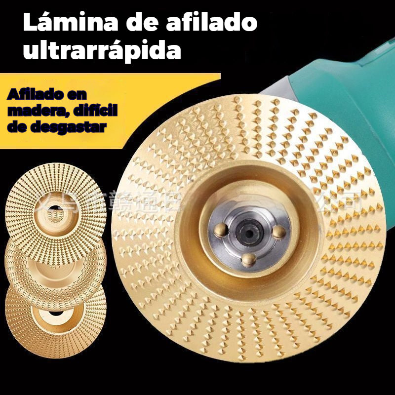 ⚙️🧰【3 piezas】Disco multifuncional para dar forma a la lijadora angular para madera