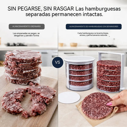 Herramienta innovadora, práctica y superventas para hacer hamburguesas
