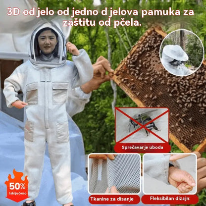 🌟Najniža cijena ograničeno vrije【M-2XL】🐝Pčelinji kombinezon izrađen od 3D pamučne mreže