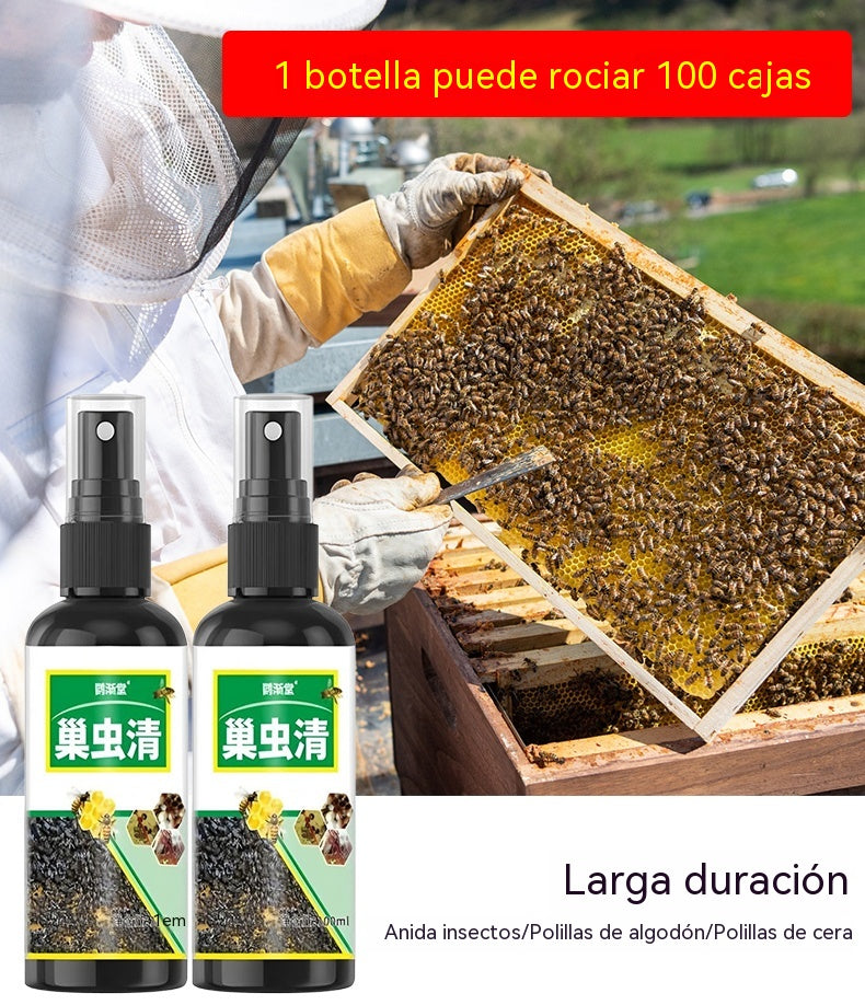🐝【6 botellas】Spray natural contra la polilla de la cera 🌿 | Seguro y no tóxico — ✨ Con solo una ligera pulverización, garantizas la seguridad y la tranquilidad de tus abejas 💧
