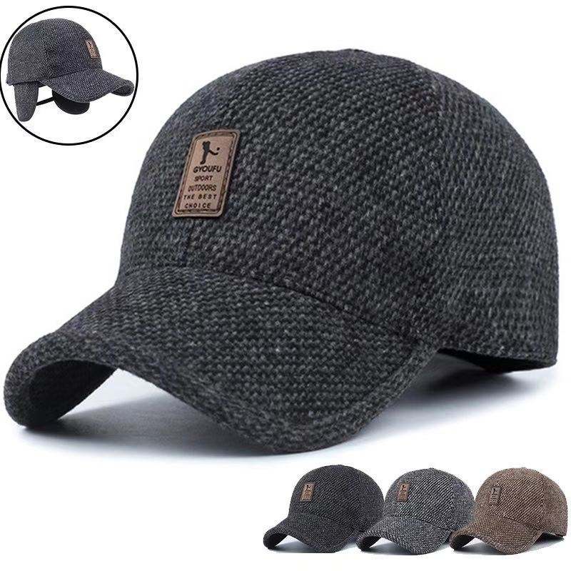 🎉⏰Oferta por tiempo limitado:😎Nueva gorra de béisbol cálida para hombre, con protección para las orejas