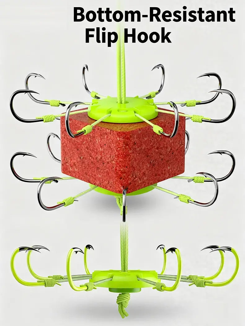 🔥【2 piezas 26 euros】🎣🎣Colgador de platos fluorescente invertido Ise-ni
