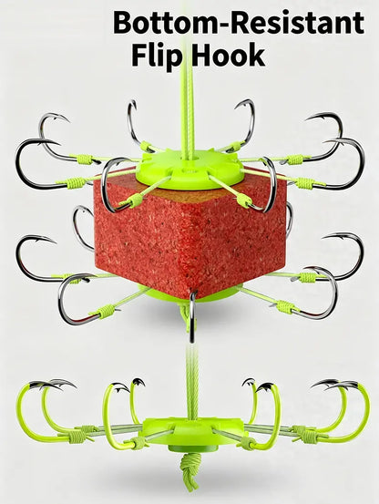 🔥【2 piezas 26 euros】🎣🎣Colgador de platos fluorescente invertido Ise-ni