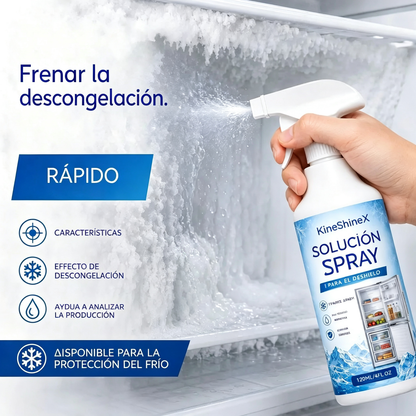 🔥【2 botellas por 28 euros】❄️ Nuevo spray descongelante 2026 🧡 Elimina rápidamente el hielo del congelador