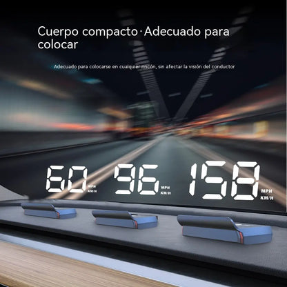 🚗[Navegación GPS y aviso de radares de velocidad] Nuevo velocímetro y tacómetro GPS con pantalla HUD