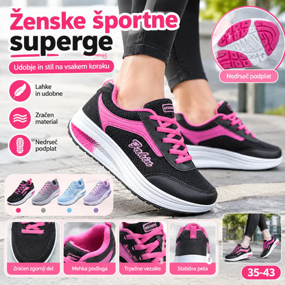 【35-43】Nove ženske modne, sproščene in športne superge za jesen in zimo – nedrseče in udobne.