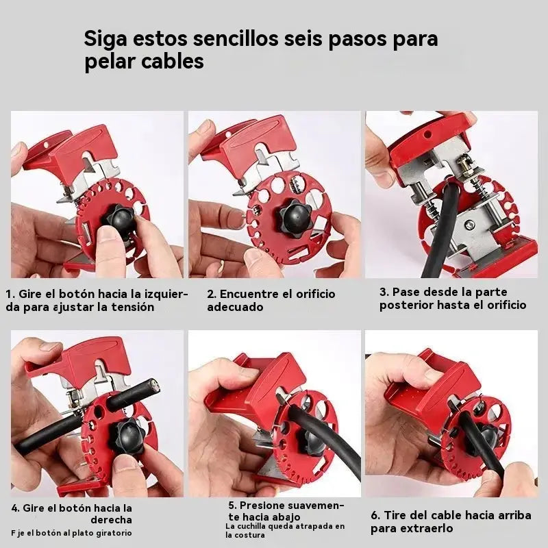 ⏳Oferta especial de hoy: 50% de descuento⏰ Pelacables universal de mano | Pelacables