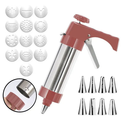 👍El molde de 6/13 piezas tiene un precio de 31 euros🍪✨Set de repostería casera: moldes para galletas y herramientas para decorar con crema.