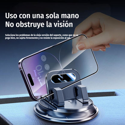🎯 ¡50% DE DESCUENTO EN TODO! Soporte giratorio para teléfono – Montaje seguro en el salpicadero, goma de alto agarre 🧭🔄 【Calidad garantizada】