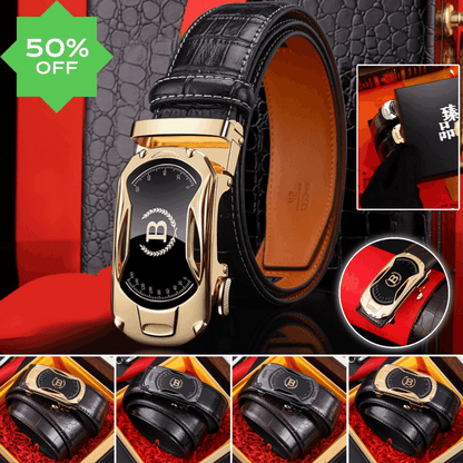 【Oferta por tiempo limitado】Nuevo cinturón de hombre de cuero genuino con hebilla automática