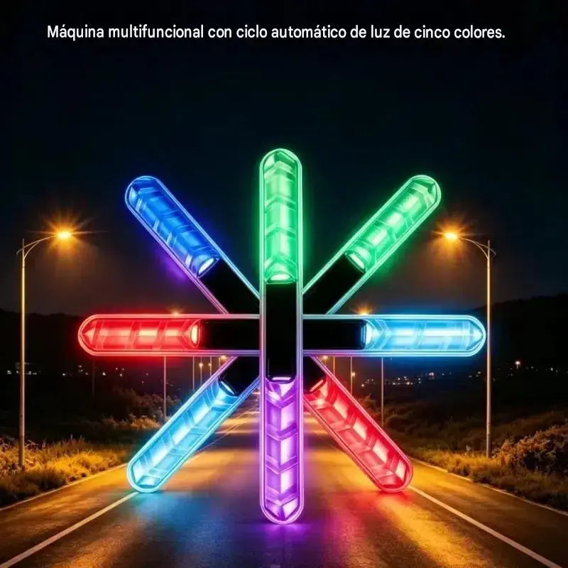🔥4 unidades por 28 euros ✅💥Luces LED anticolisión intermitentes multifuncionales para puertas, aptas para coches y motocicletas