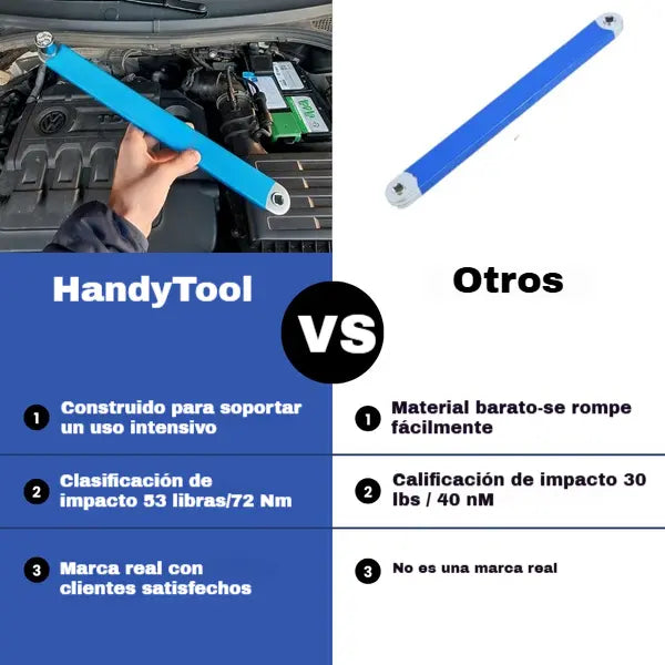 【Juego de 5 piezas】 Llave extensible multifunción ajustable — doble cara, ahorra esfuerzo y llega a espacios difíciles