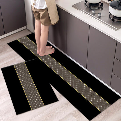 【40*60+40*120cm】Alfombras y moquetas universales para cocina y baño duraderas y resistentes a la suciedad