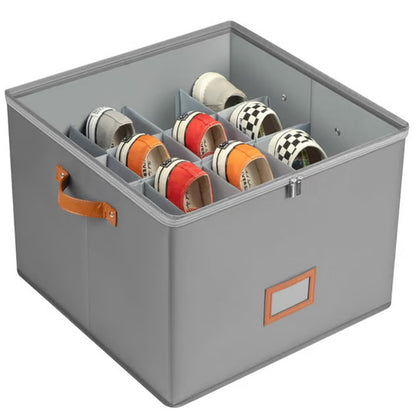 ⏳Oferta por tiempo limitado: 50% de descuento💥 Organizador de zapatos plegable de tela Oxford, caja de almacenamiento