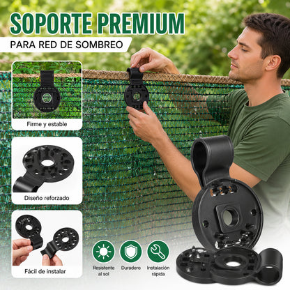 【50 piezas】Soporte de fijación de red para dosel