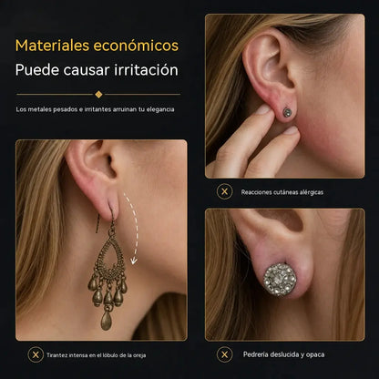 💎 ¡50% de descuento! ✨ Pendientes de circonita cúbica: en forma de lágrima, con borlas y un brillo elegante ✨