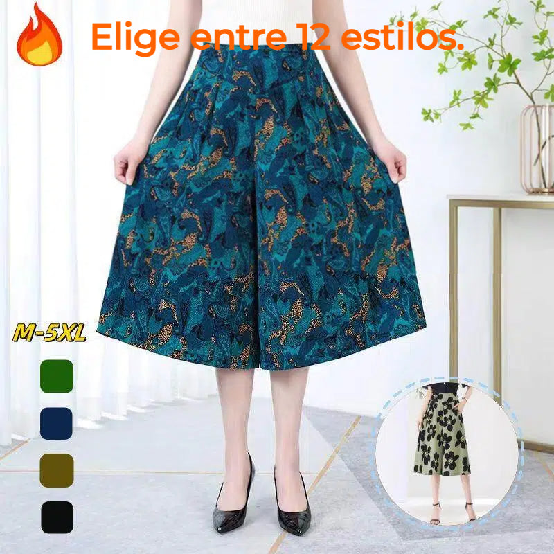 ❤️【M-5XL】Pantalones holgados estampados de cintura alta nuevos de 2026