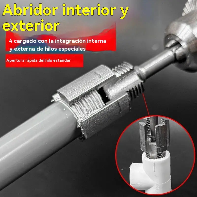 🔥Broca integrada para instalación de tuberías PPR: ¡fácil de usar y sin soldadura! [Juego de dos piezas: apto para tuberías de 1/2 pulgada y 3/4 de pulgada]