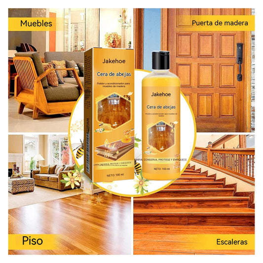 🔥30%OFF🔥2 botellas🧼Limpiador y abrillantador todo en uno para superficies de madera, elimina manchas, previene el polvo y aporta brillo.