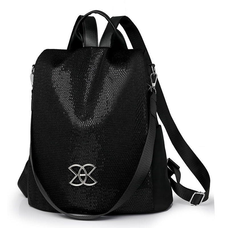 Bolso bandolera de tela Oxford ligero, multifuncional, de gran capacidad y antirrobo.