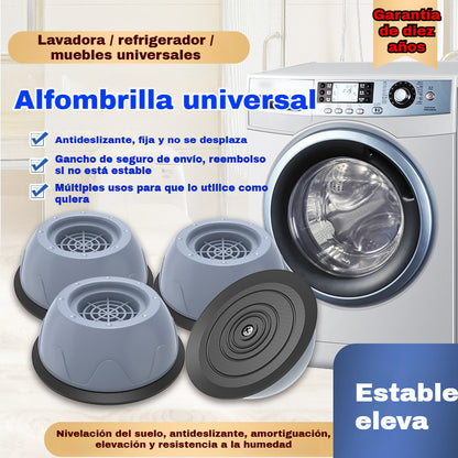 🏡【4 piezas】Proteja sus pisos y su tranquilidad. Alfombras estabilizadoras autonivelantes.