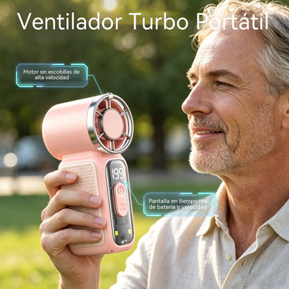 50% DE DESCUENTO💨Ventilador pequeño, portátil, duradero y práctico con alta velocidad❄️