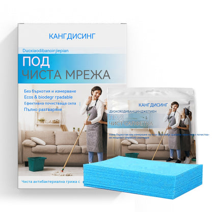 🧹✨ 【4 balenia – 240 tabliet】Antibakteriálne a dezodoračné viacúčelové čistiace tablety | Vhodné na drevené podlahy, lamináty, obklady a steny karavanov