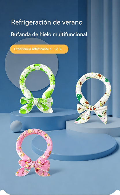 🐾【3 artículos por 24 euros】🌬Bufanda refrescante de hielo para mascotas！