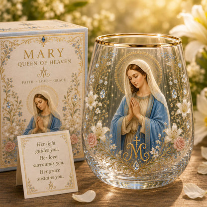 🌟 Taza de vidrio para el té y la oración matutina, edición limitada 2026 - Colección Fe y Paz