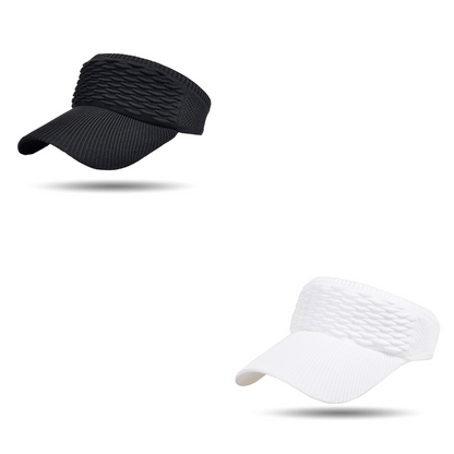 🔥【2 piezas】Sombrero de sol para mujer con coleta alta🧢 Transpirable, diseño abierto, protección UV400☀️ Perfecto para correr, hacer senderismo, ir a la playa y para el día a día💁‍♀️✨