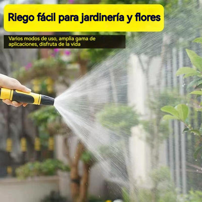 🚿[Juego de 4 piezas]💧 Pistola de agua a alta presión: lavado de autos, jardín, 10 veces más presión, multimodo ⚡