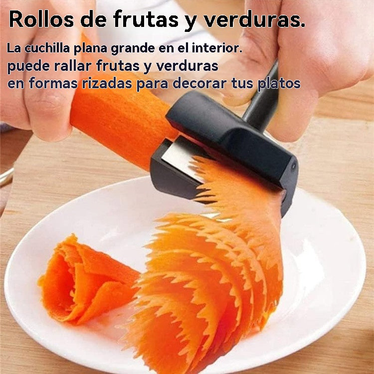 🔥【Compre 1 y obtenga 1 gratis】💮 Herramienta para enrollar flores de frutas y verduras --- Fácil de usar, enrolla flores de una sola vez
