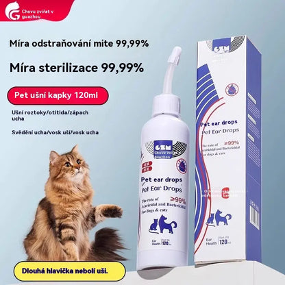 🎉【240ml】【Kupte 1 a získejte 1 zdarma】2 kusy 550Kč🎉Čistič uší pro psy a kočky